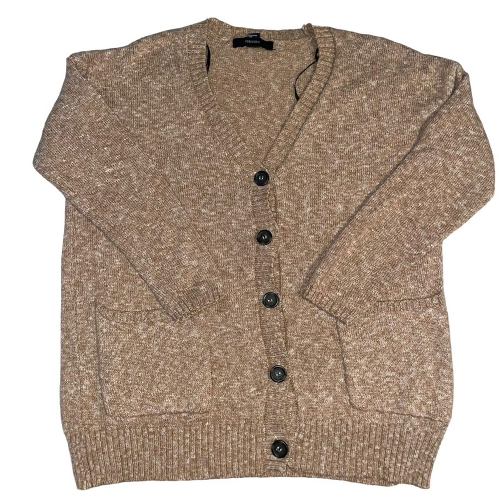 Forever 21 Womens Tan Cardigan Small